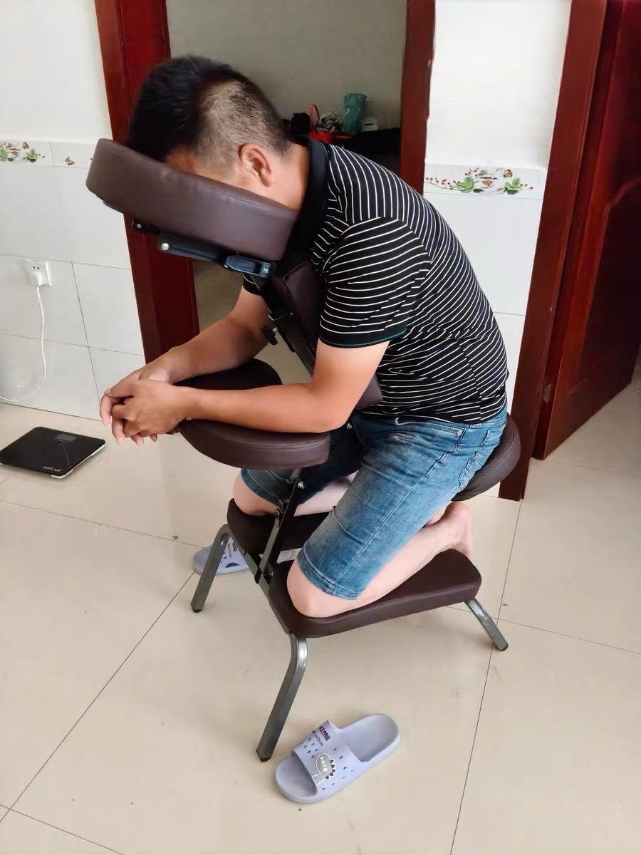 휴대용 의자 스툴 체어 문신 헤나 출장 반영구 받침대 암레스트 타투작업대 뷰티 샵 - 상품 이미지