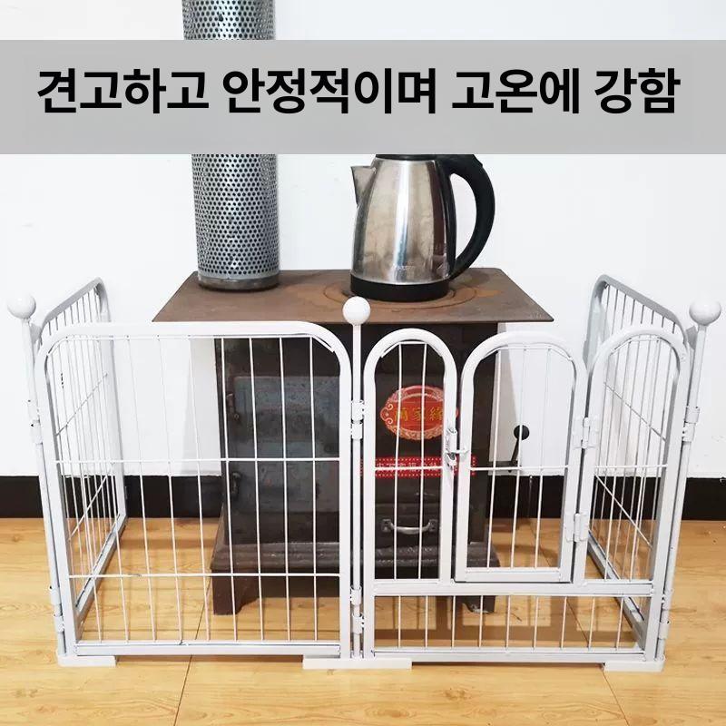 반려견 펜스 견사 야외 애견철망 휀스 고양이 개집 중 애완견 철망울타리 격리 - 상세 이미지 3