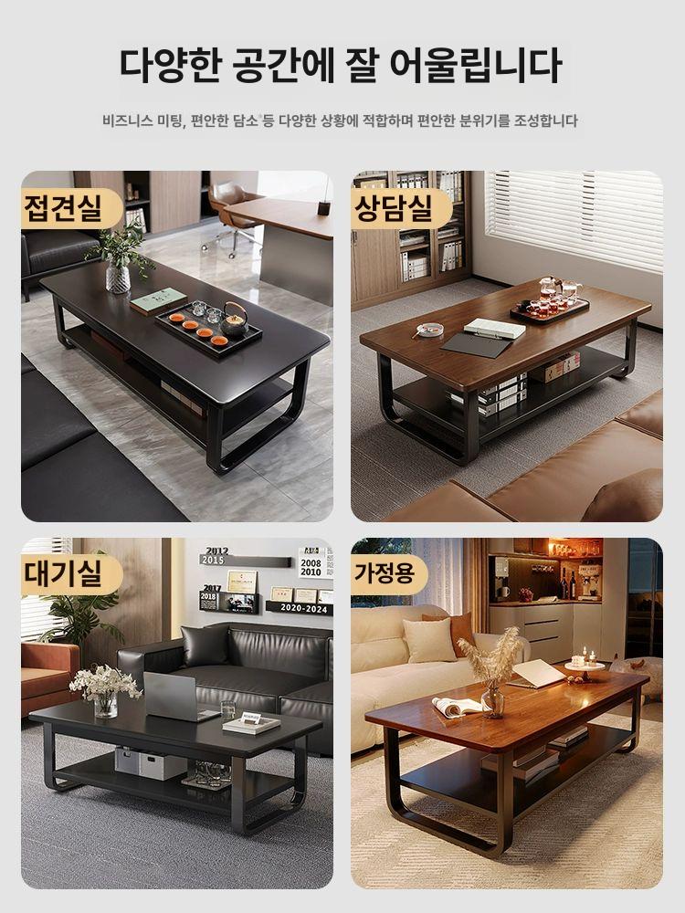 사무실 쇼파테이블 인테리어 북유럽 좌탁 소파테이블 로비 다용도 리프트 거실테이블 - 상세 이미지 5