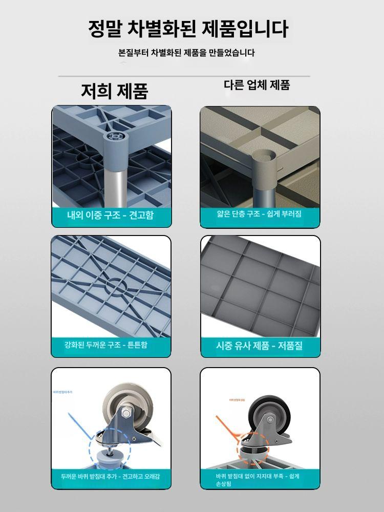 조립식 식당카트 이동카트 업소용 서빙카트 식당트롤리 웨건 운반카트 배선카트 - 상세 이미지 3
