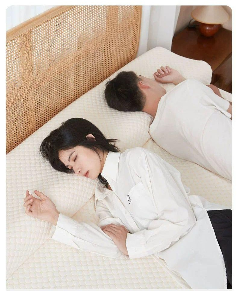 통기성 부부용 롱베개 커버 긴베개 부드러운 쿨링 바디필로우 시원한 여름 쿠션 냉감 - 상세 이미지 3