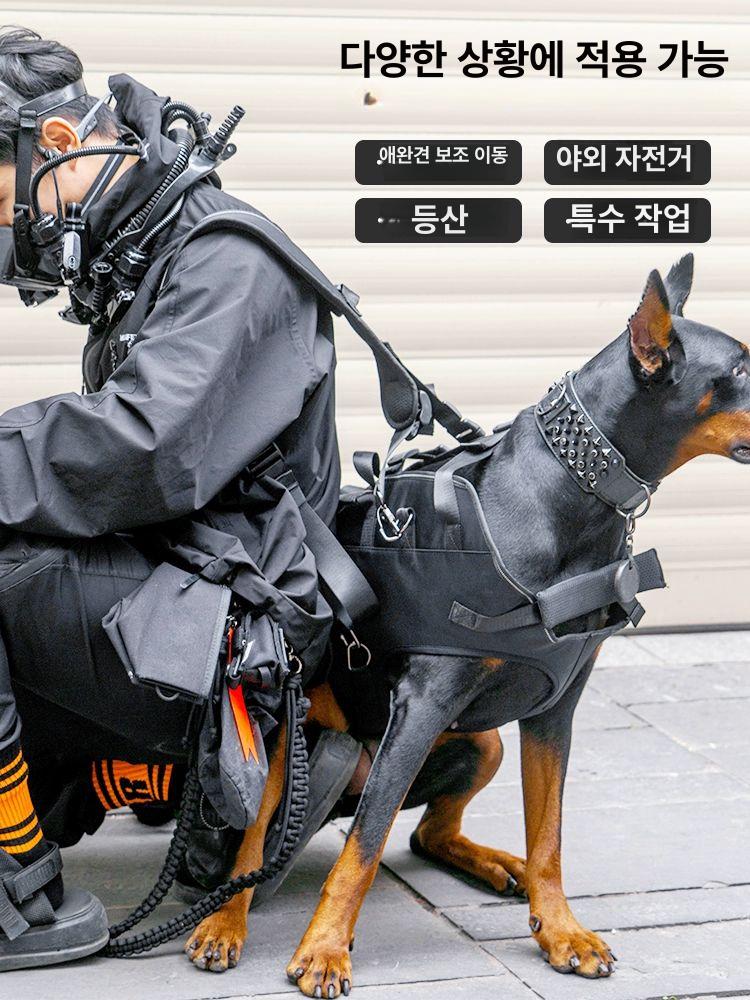 애견 강아지백팩 반려견 포대기 가방 배낭 반려동물 대형견백팩 캐리어 산책용 이동장 - 상세 이미지 4