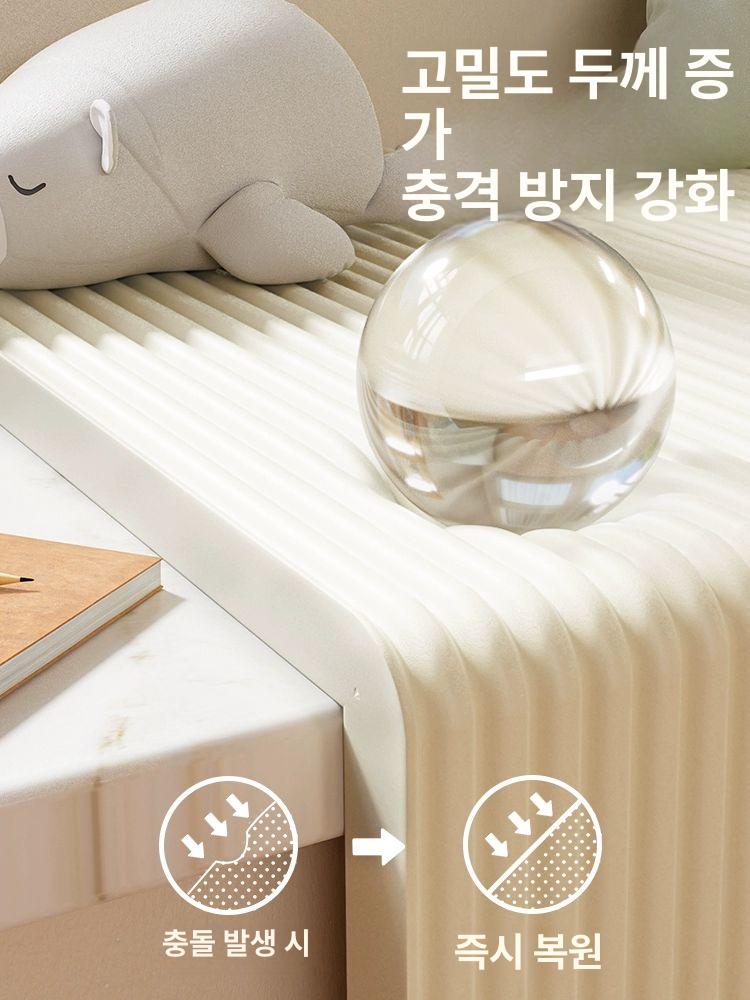 충격방지 벽가드 복도 부딪힘 쿠션테이프 벽쿠션 소프트 모서리보호대 가장자리 - 상세 이미지 4