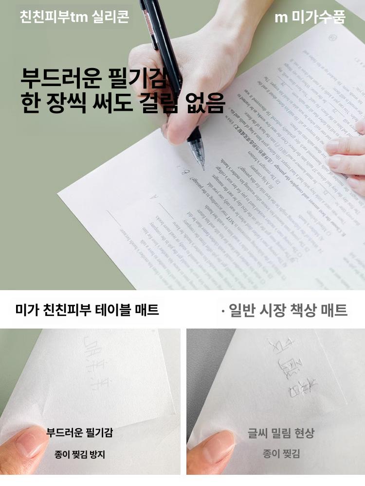 미끄럼방지 책상커버 보호커버 데스크매트 게이밍 사무실용 책상매트 소프트 - 상세 이미지 4