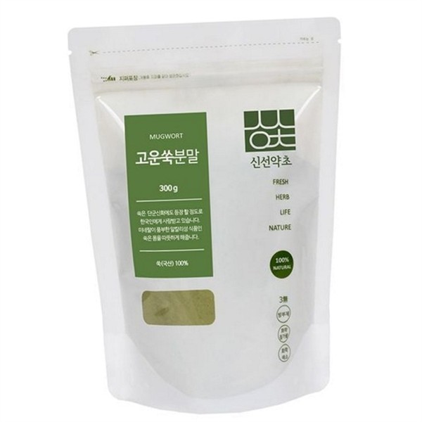 향긋한 국산 쑥 가루 어린쑥 고운 쑥 분말 300g 식용 - 상품 이미지