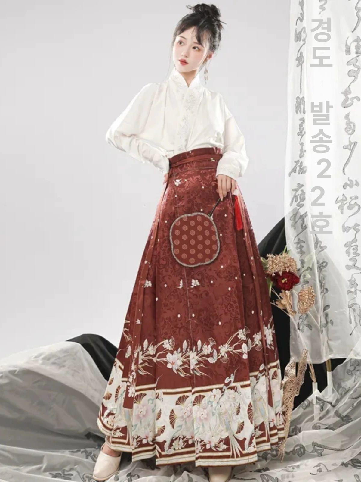 여성 개량한복원피스 여름 빅사이즈 생활한복 철릭 일상 덧치마 누비 인견 돌잔치 - 상세 이미지 4
