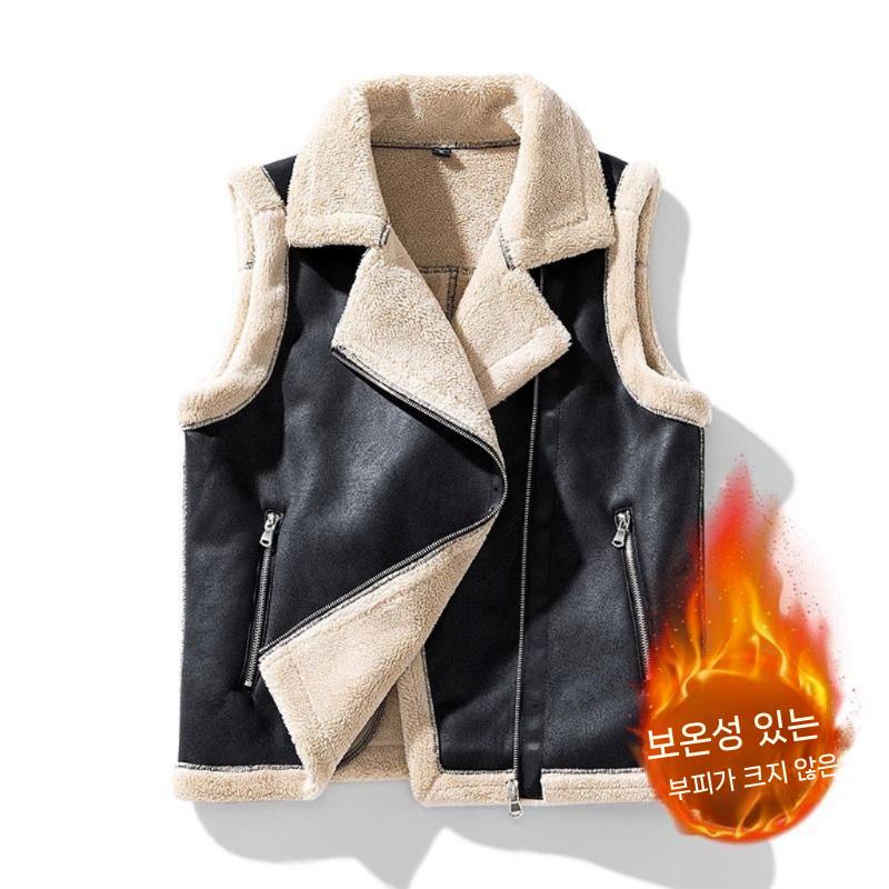 조끼코디 덕다운 빅사이즈 패딩조끼 다운패딩 경량 브이넥 남자 탕조끼 초경량 남성 겨울 고급 - 상세 이미지 2