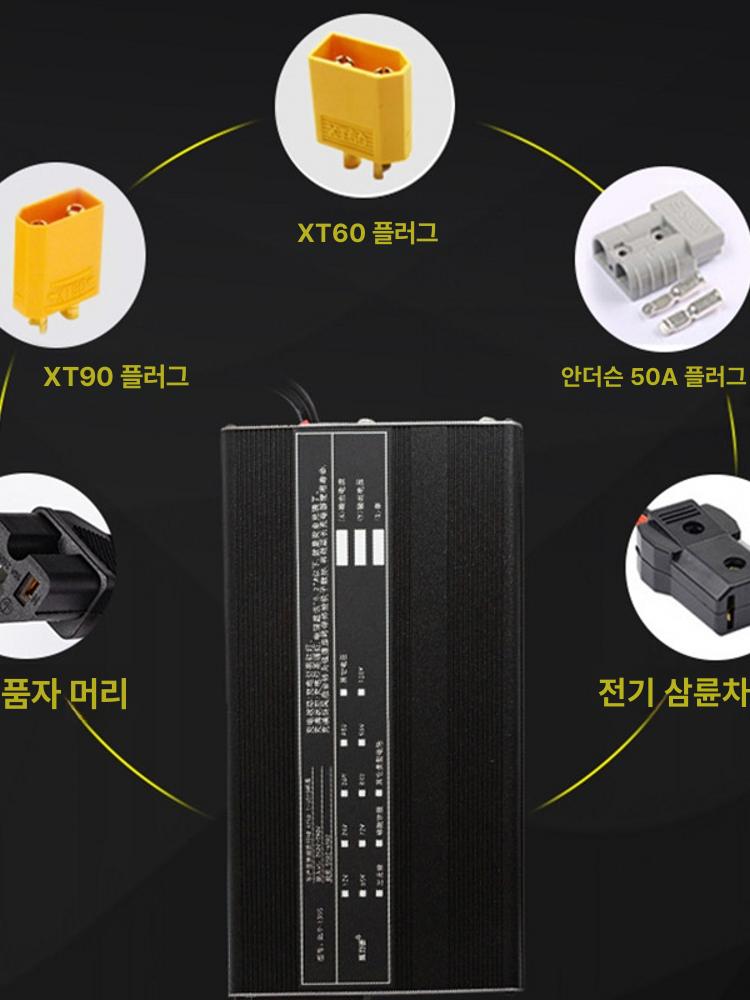 조절식 리튬이온충전기 급속 충전지 보호회로 듀얼 밧데리충전기 전기자전거 정전압 - 상세 이미지 4