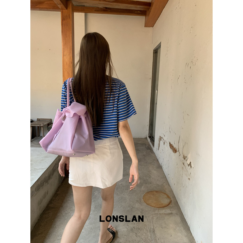 LONSLAN 론슬란 젤리버킨백 키키 투명 여름가방 보부상가방 - 상세 이미지 5