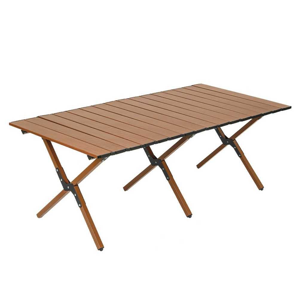 키친 원목테이블 빅사이즈 카키 우드 롤테이블 주방이 마운틴하이커 의자 휴대용 식탁 카키 의자 빅사이즈 ポ - 상품 이미지
