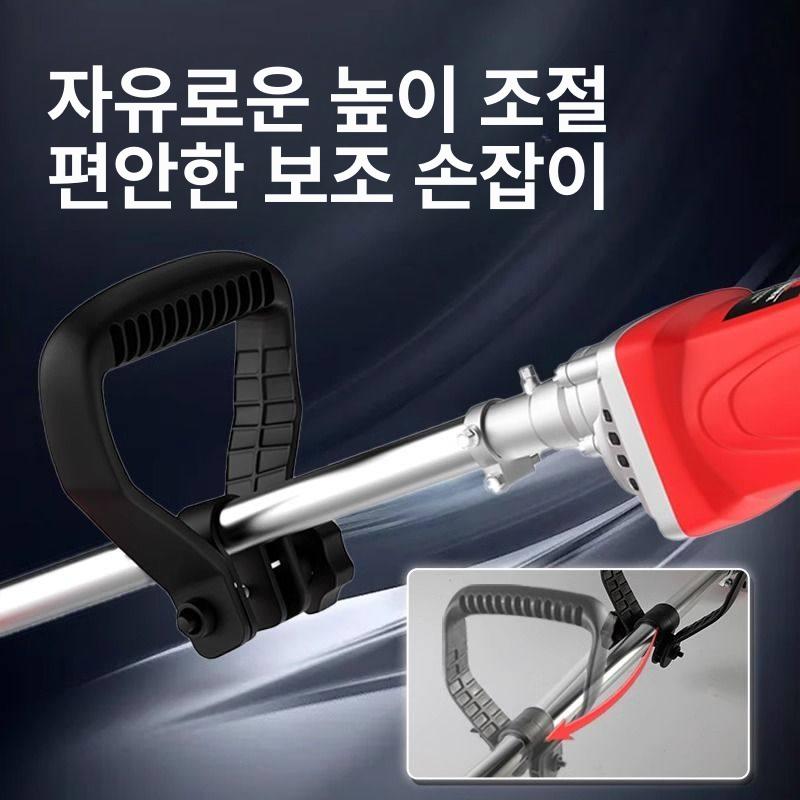 타일 연삭기 2400w 기어 철솔 광택기 샌딩기 고정속도 전기 그라인더 브러쉬 속도조절 - 상세 이미지 4