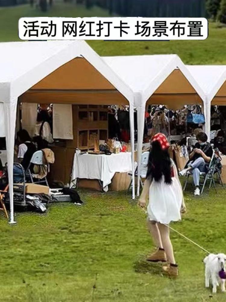주차장캐노피 조립식 텐트 비가림막 주차캐노피 차고 야외 그늘막 접이식 천막 야외천막 차고지 색상은 사용자 정의하거나 천으로 만들 수 - 상세 이미지 3