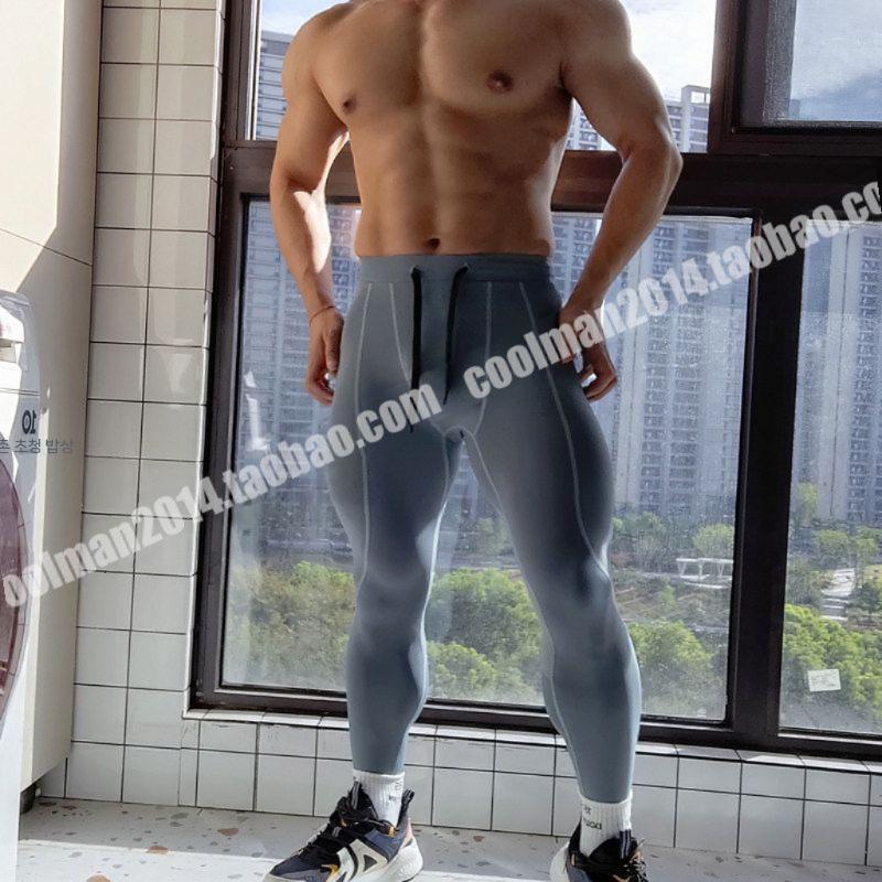 남자 컴프레션 타이즈 투인원 빠른건조 운동 반바지 쇼츠 남성 팬츠 여름 등산 등산바지 스판 화이트 M - 상세 이미지 3