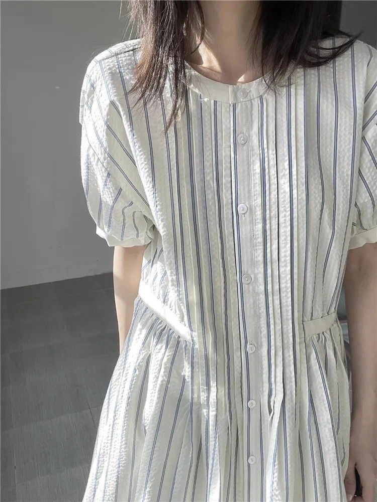 골지 오버핏 로고 여자 기본 반팔티셔츠 루즈핏 여성 여름 라운드 레이어드 빅사이즈 이너 사진 색상 L - 상세 이미지 2