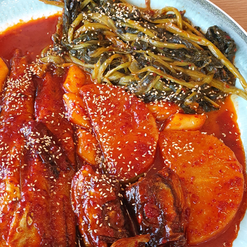 [센터합배송]진한양념 시래기 듬뿍 코다리 무조림 2인분 양구시래기 코다리찜 - 상세 이미지 4