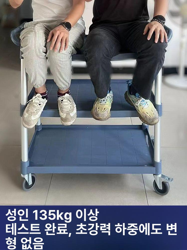 조립식 식당카트 이동카트 업소용 서빙카트 식당트롤리 웨건 운반카트 배선카트 - 상세 이미지 4