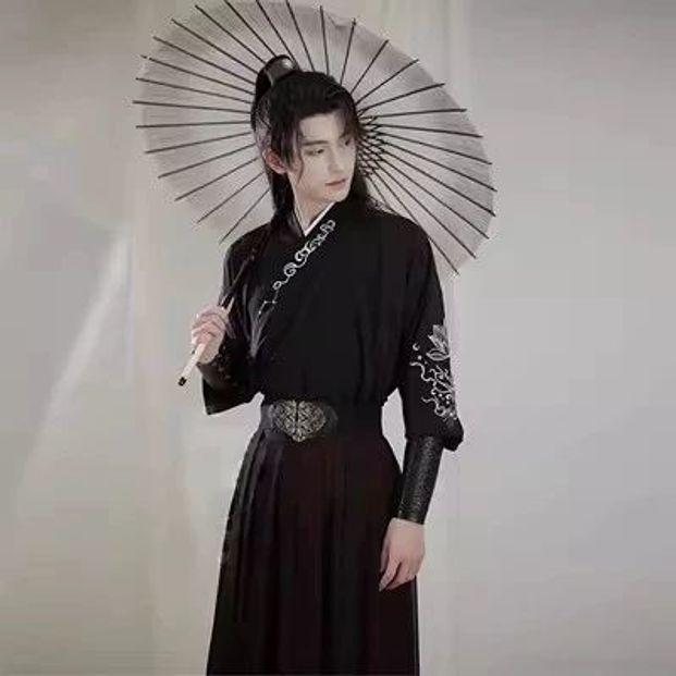 남자 개량한복 퓨전 촬영 연극 무사복 남성 전통 복장 코스튬 호위무사한복 뮤지컬 - 상세 이미지 3