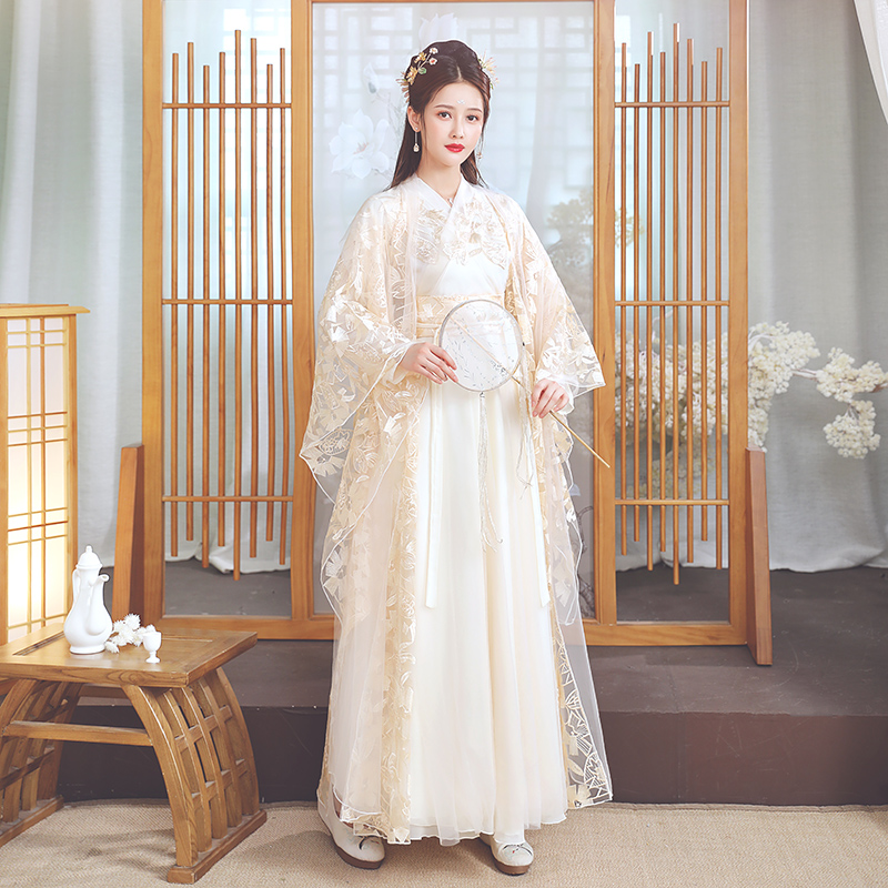 레이스 철릭원피스 여성 플라워 생활한복 개량한복 빅사이즈 선데이한복 시스루 여름 - 상세 이미지 4