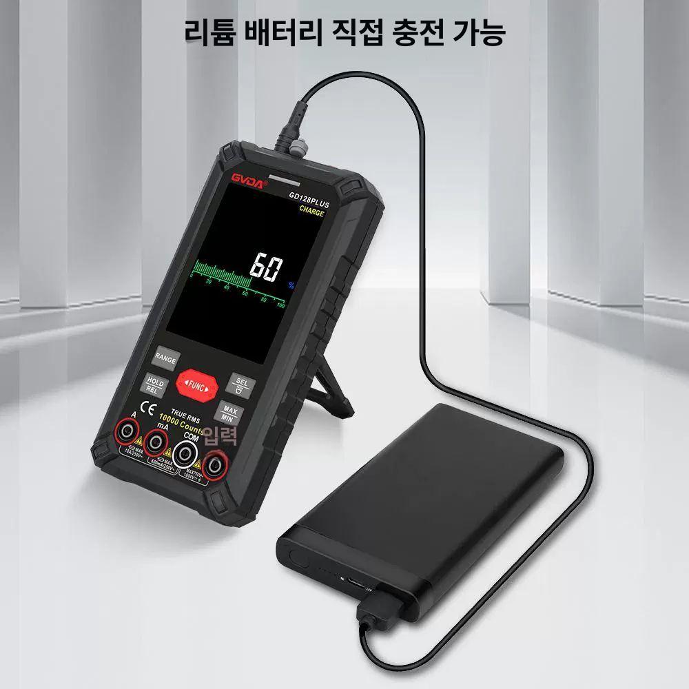 충전 멀티테스터기 디지털 전압 클램프 오토 비접촉식 측정기 멀티미터 저항 테스트기 - 상세 이미지 5