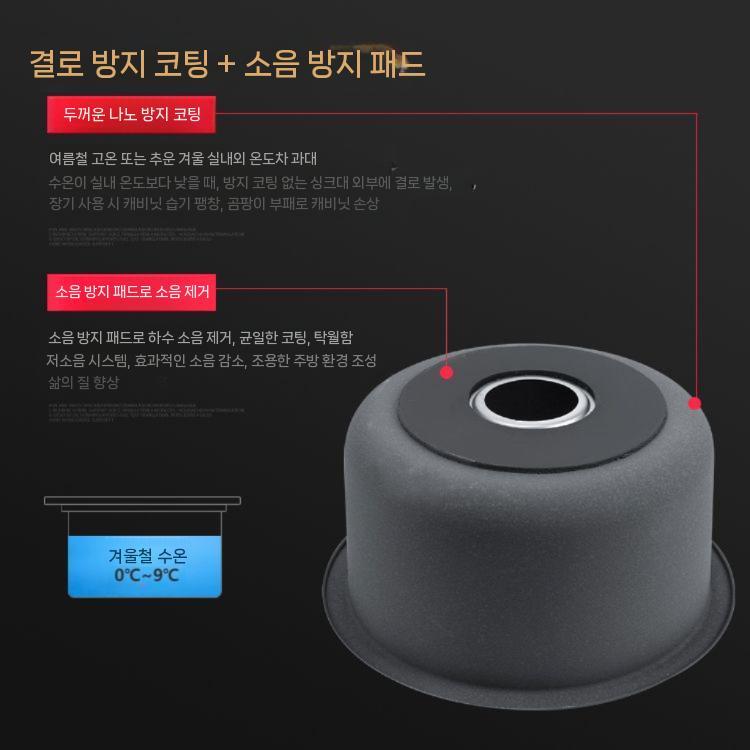 교체용 주방인테리어 사각싱크볼 보조주방 주방리모델링 주방싱크볼교체 싱크대 사각볼 씽크볼 201-320 표준 패키지 - 상세 이미지 5