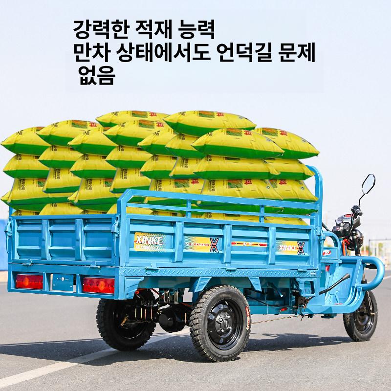팜트럭 오토바이 사발이 동력운반차 대풍 농업용운반차 화물 전기차 농기계 오프로드 - 상세 이미지 3