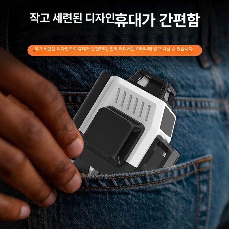 고정밀 자동 레이저레벨기 줄자 삼각대 수평기 레벨링 디지털 오토 고휘도 - 상세 이미지 5