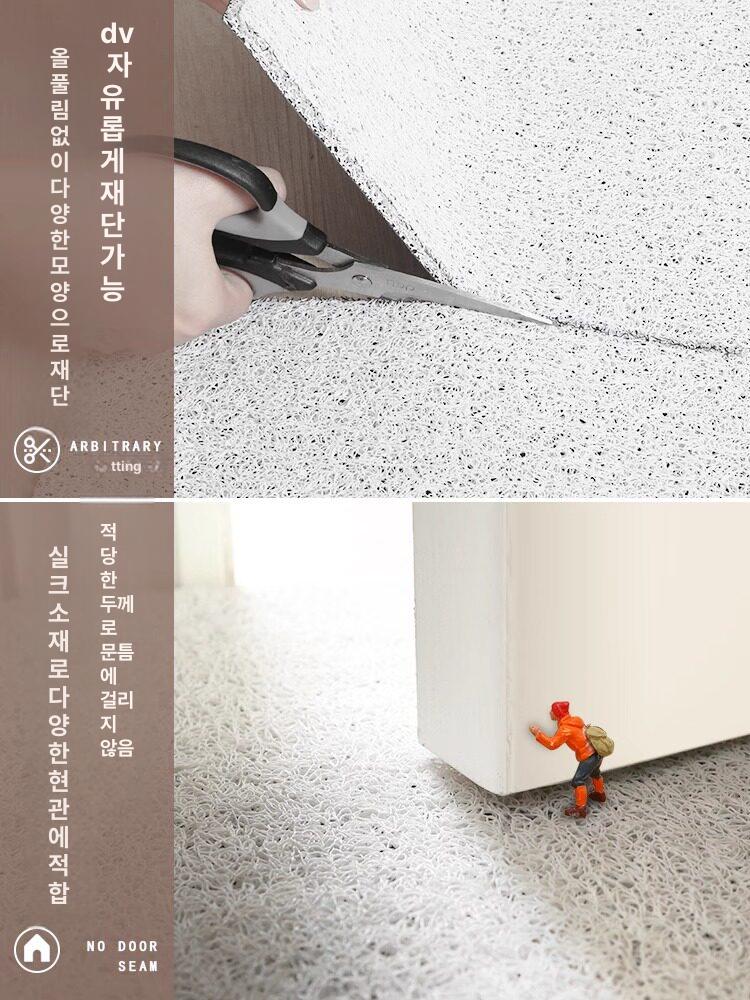 신발매트 출입구발판 현관매트 신발털이 발러그 깔개 물기흡수 식당매트 털이발판 - 상세 이미지 3