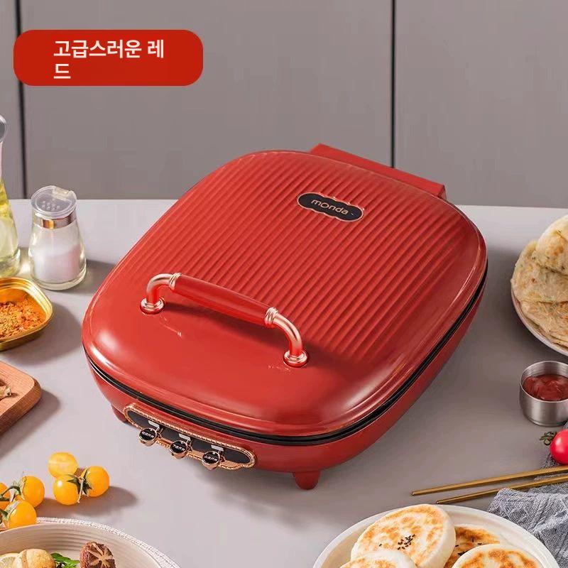 전기그릴 그린팬 논스틱 세라믹 플레이트 리버서블 식기세척기 온도 그리들 양면팬 이미지 6