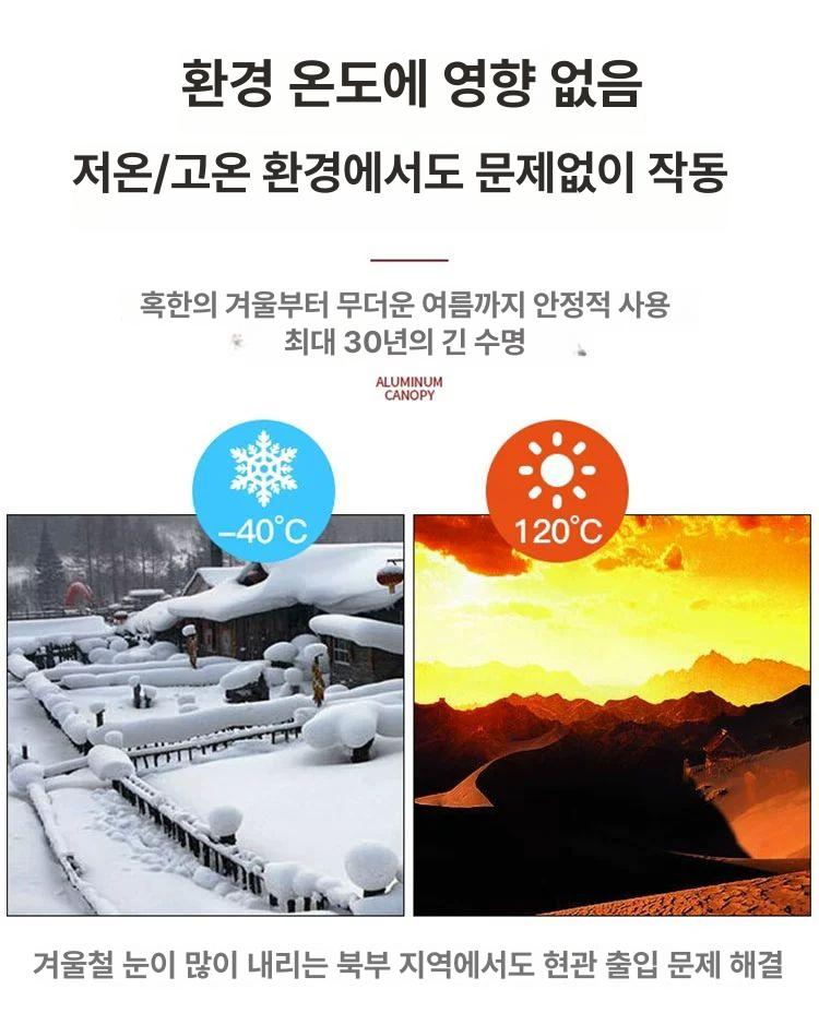 캐노피 빗물받이 pc 테라스 비가림 천막 차양막 현관 렉산 - 상세 이미지 4