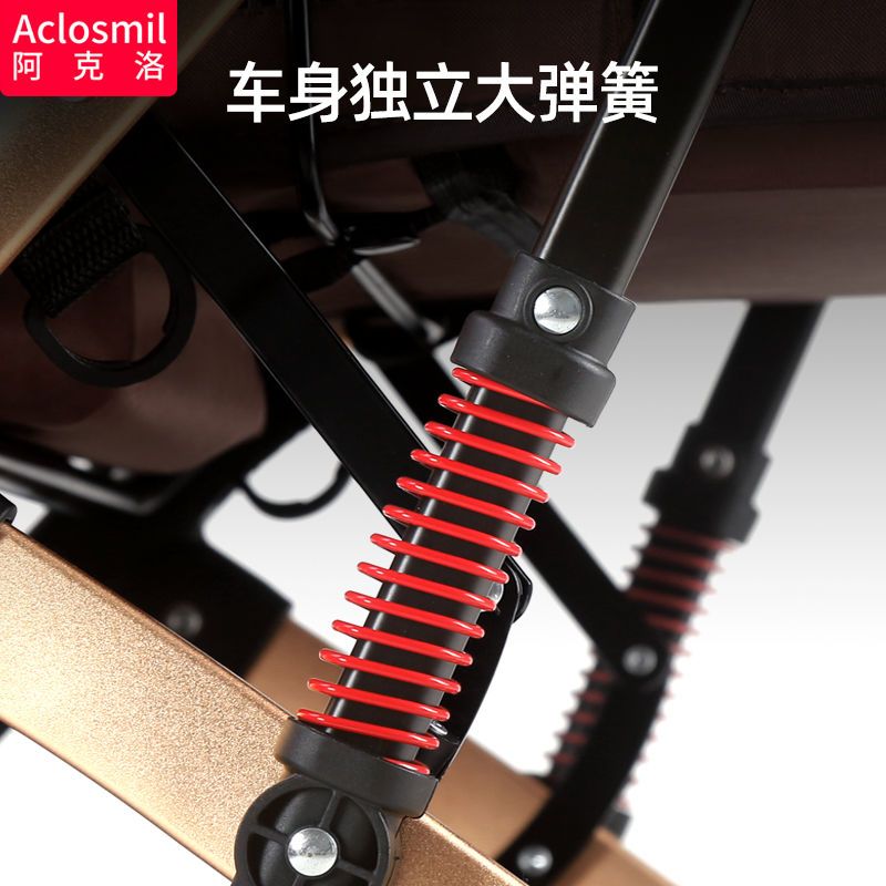 고양이 애견 접이식 에어버기 유모차 휴대용 트라이크 초경량 경량 기내반입 여행용 유모카 기본형 - 연두 EVA휠 - 상세 이미지 5