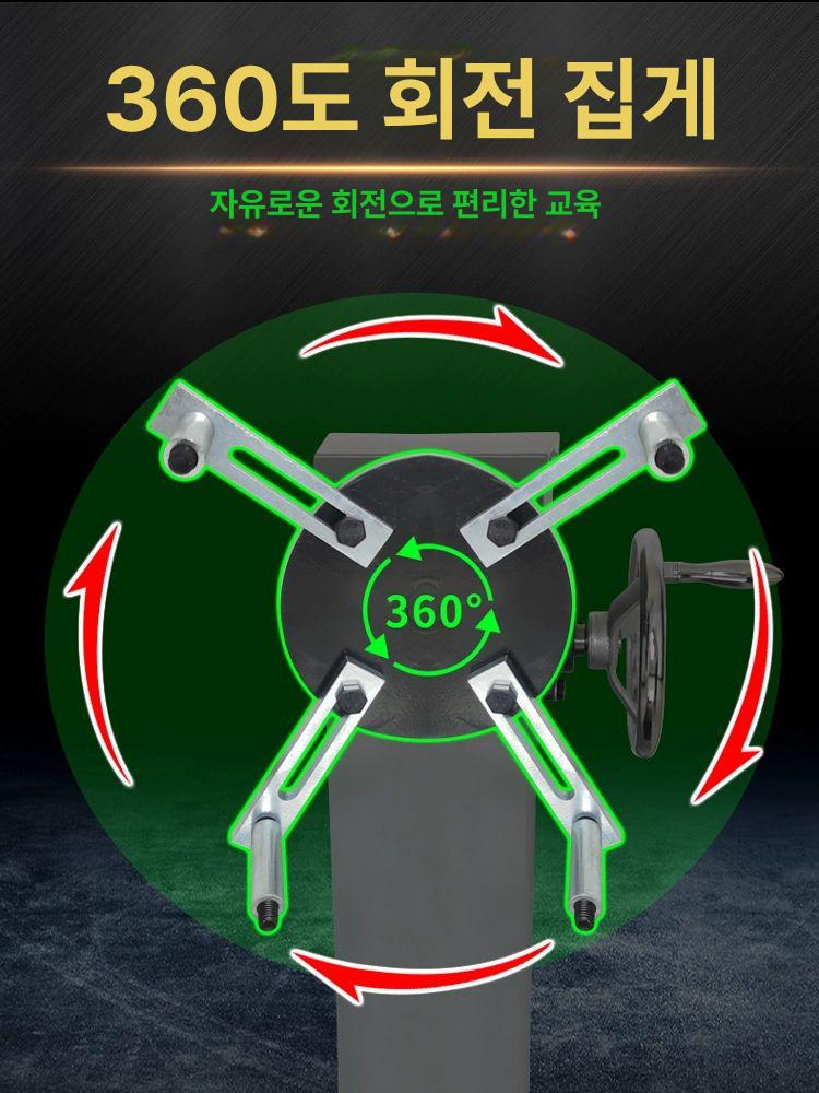 자동차 엔진 분해 브레킷 베어링 거치대 스탠드 장비 렌치 클램프 조절식 정비 받침대 - 상세 이미지 2