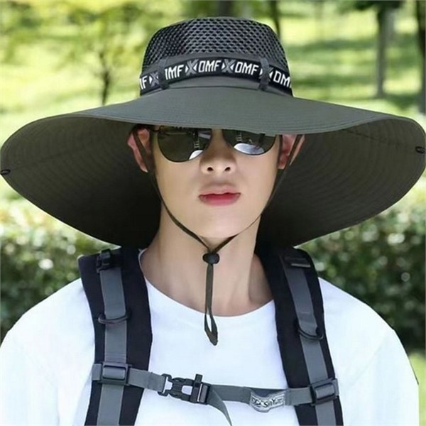 여름 남성 버킷 햇 캐주얼 남성 벙거지 모자 돌돌이 캠핑 - 상품 이미지