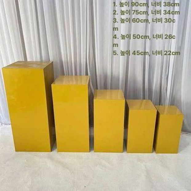 원형 촬영용스툴 스튜디오 사진 기둥 받침대 전시대 스탠드 디피박스 체어 포토존 - 상세 이미지 4