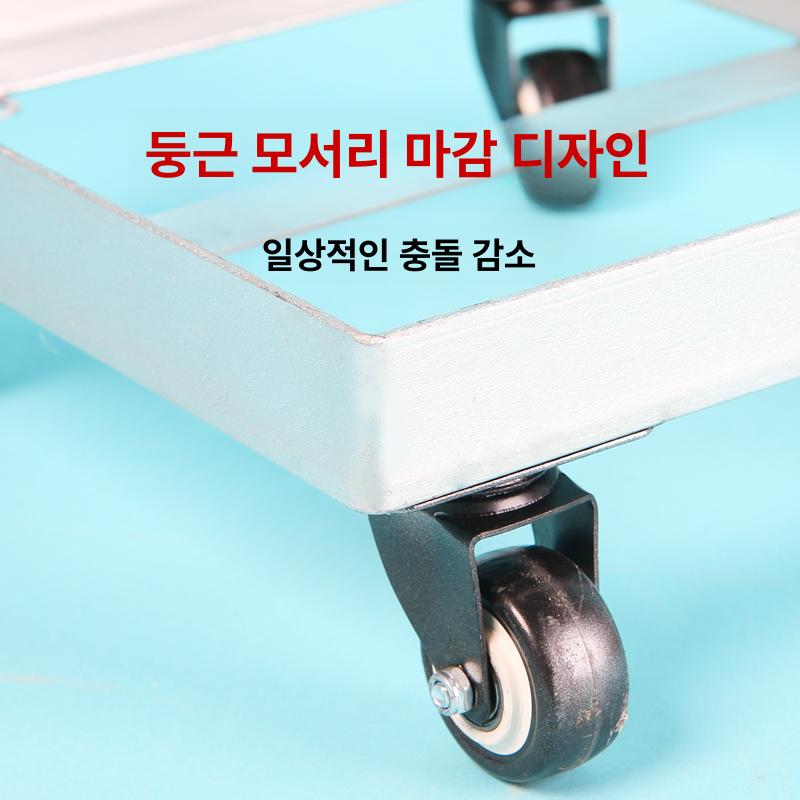 트롤리 ibc탱크 폐수통 물탱크 베이스 끌차 톤배럴 운반카트 핸드카 수직형 - 상세 이미지 3