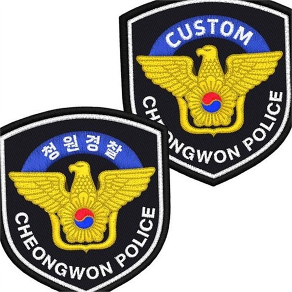 특수 경찰 자수 패치 맞춤 경찰 와펜 패치 근무복 활동복 - 상품 이미지
