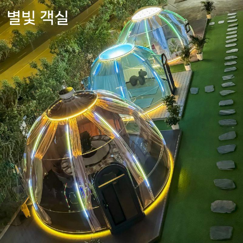 돔하우스 조립식 어닝 천막 사이드월 차박 썬룸 농막 차량용 그늘막 투명 어닝사이드월 차박용 - 상세 이미지 3