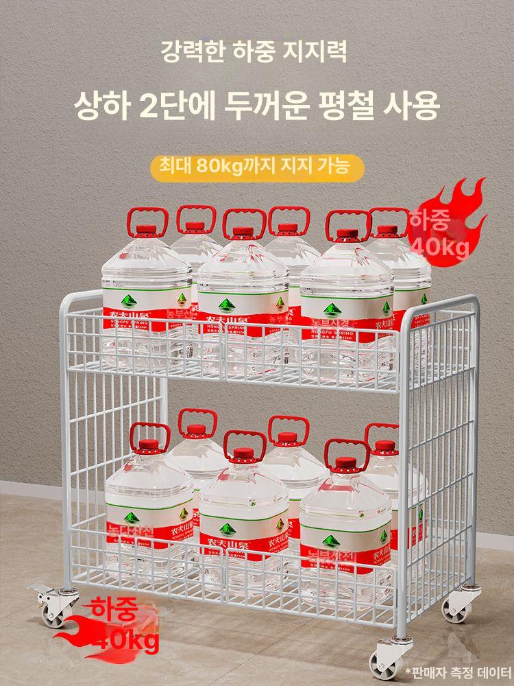 진열대 판매대 업소용 간이 선반 부스 행사용 좌판대 행사매대 바퀴달린 접이식매대 - 상세 이미지 4