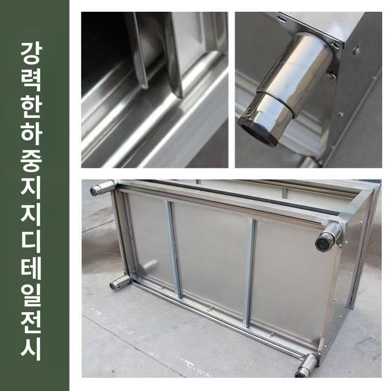 스테인레스 업소용조리대 부엌 서랍 길이 하부 싱크대 주방 수납 작업대 테이블 - 상세 이미지 3