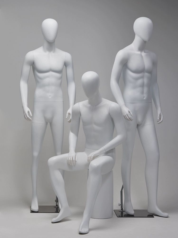 근육 남성마네킹 정장 의류매장 촬영 매장용 마네킨 상체 상반신 쇼윈도 - 상세 이미지 4