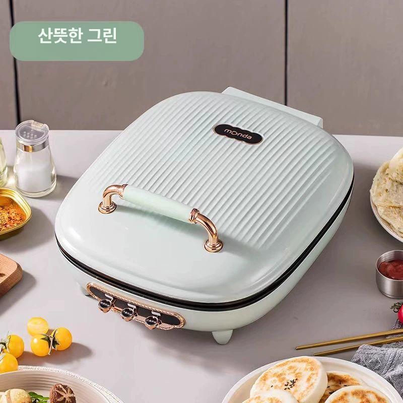 전기그릴 그린팬 논스틱 세라믹 플레이트 리버서블 식기세척기 온도 그리들 양면팬 - 상세 이미지 5