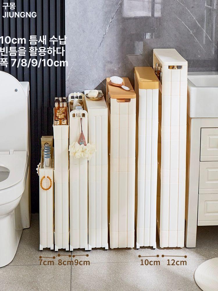 주방틈새수납장 냉장고장 키큰장 틈새선반 보조주방 좁은 폭 슬림 이동식 - 상세 이미지 2