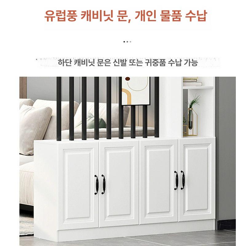 현관 파티션 아파트 공간분리 가림막 구조 조립형 사무실 브래킷 조립길이 셀프 중 - 상세 이미지 3