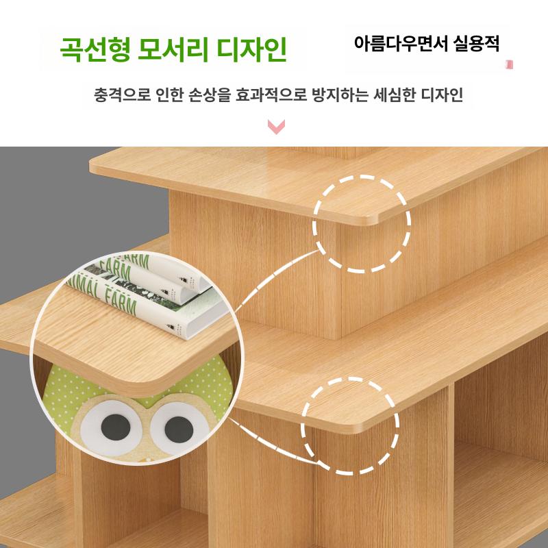 서점 도서진열대 대형 중앙 아크릴 아동 거치대 잡지 인테리어 판매대 가판대 팜플렛 - 상세 이미지 3