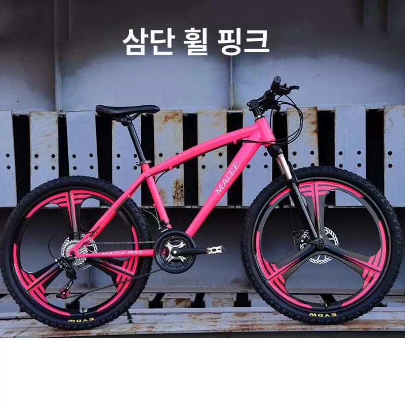 입문자용 자전거 산악 오프로드 변속 성인용 입문용 하드 휠 인치 타이어 페달 - 상세 이미지 3