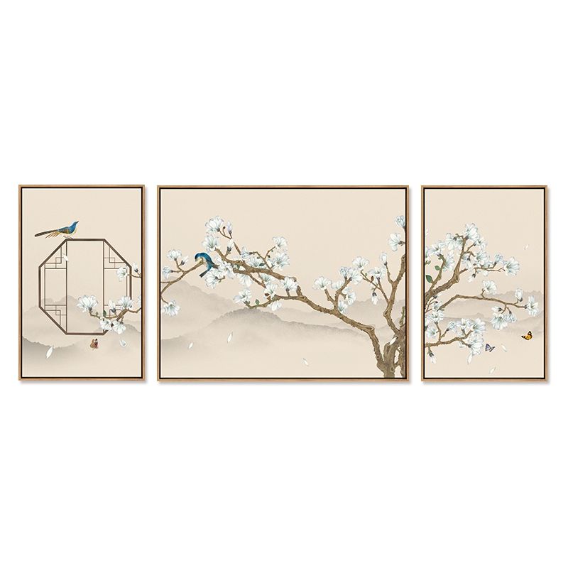 산수화 동양화 수묵화 그림액자 포스터 엔틱 전통 풍수 풍경화 서재 사무실액자 - 상품 이미지