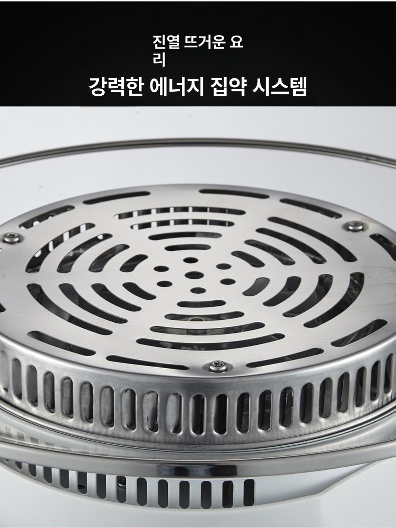 투명유리 에어프라이어 기계식 튀김음식 다기능 오븐형 다용도 튀김기 조리 안전 온도 - 상세 이미지 4