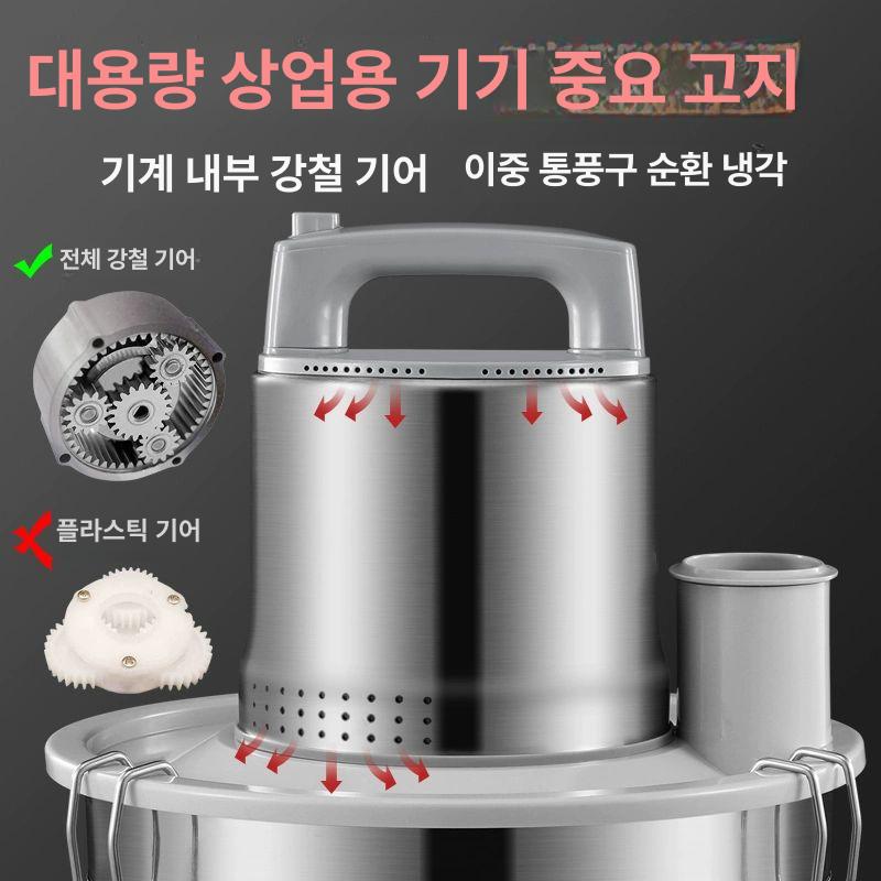 생강 마늘분쇄기 업소용 채소 가정용 다짐기 고추 그라인더 야채 양파 절단 파쇄기 - 상세 이미지 4