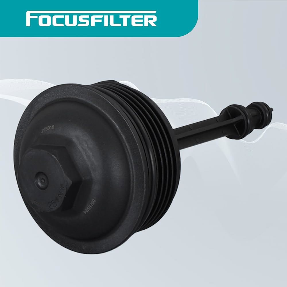 포커스 필터 03L115433 OEM 등급 오일 하우징 캡 어셈블리, 폭스바겐 파사트 2.0L 2012 u20132015 및 아우디 Q3 콰트로 2015 u20132017과 호환, - 상세 이미지 2
