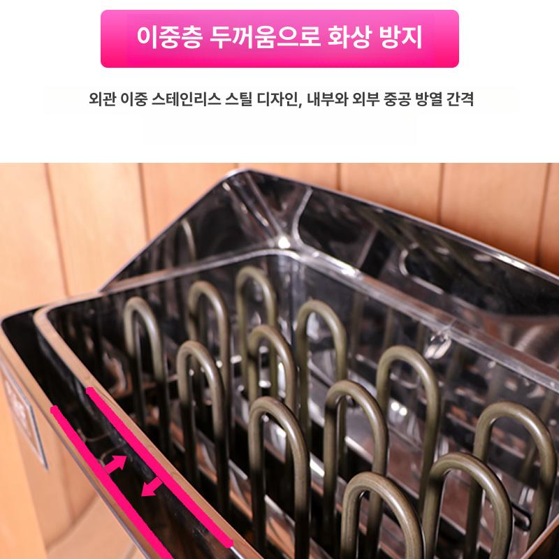 실내 가정용사우나 한증막 간이 찜질 부스 원적외선 스팀 홈 습식 훈증기 펜션 이미지 6