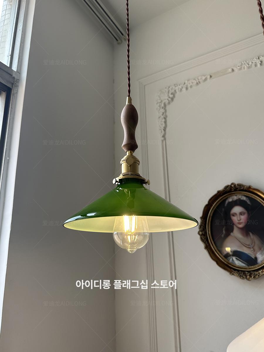 레트로 천장조명 글라스 거실 무드등 천장등 침실 카페 식탁등 북유럽 벽등 현관 주방 - 상세 이미지 5